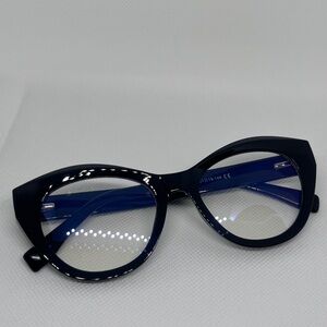 Ladies Cat-Eye Full Rim Blue Light Blocking Glasses